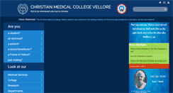 Desktop Screenshot of cmch-vellore.edu